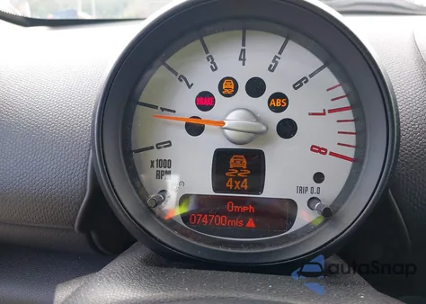 2014 Mini Countryman Cooper S z USA, uszkodzony, nr VIN WMWZC5C54EWM16721